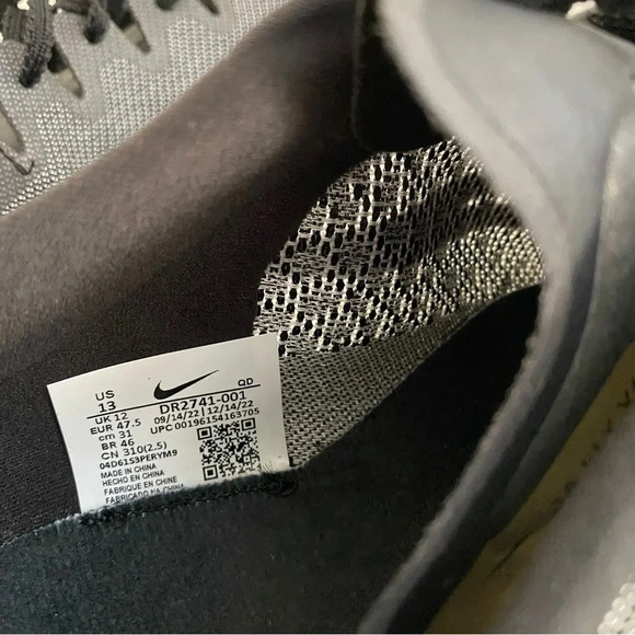 Nike Ja Fly 4 Track Field Sprinting Spikes Black White Gold Men’s 13 DR2741-001 - Picture 13 of 13